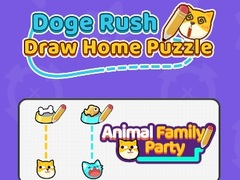 게임 Doge Rush: 집 퍼즐 그리기 온라인