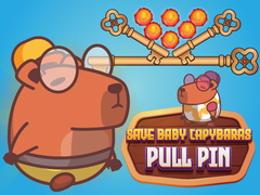 게임 아기 카피바라 구하기 Pull Pin 온라인
