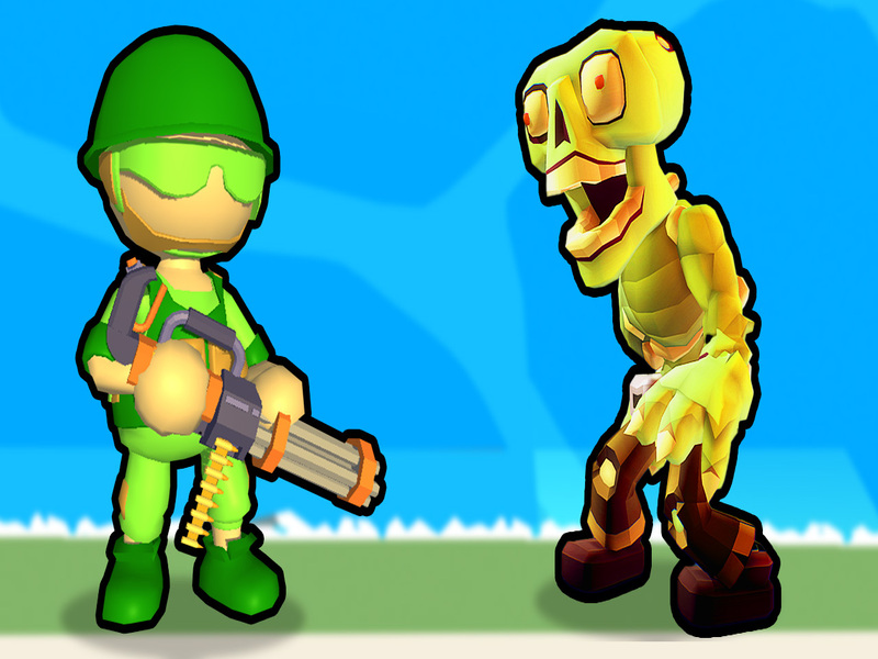게임 Stickman 좀비의 파괴 온라인