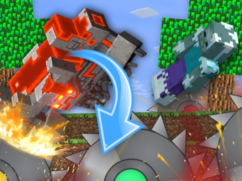게임 Mobs Farm in Mineblock! 온라인