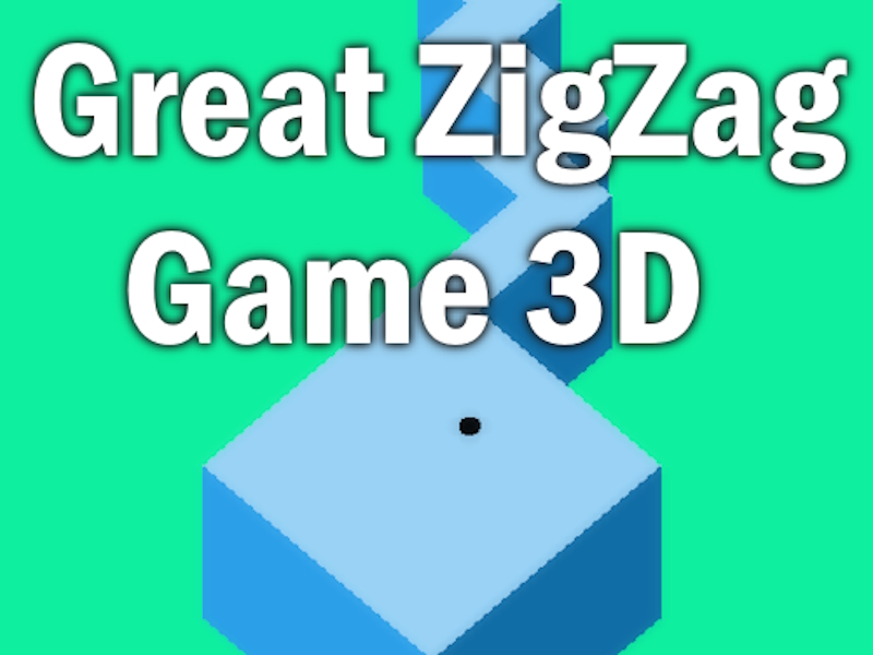게임 훌륭한 지그재그 게임 3D 온라인
