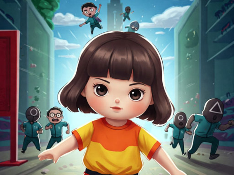 게임 오징어. io 온라인