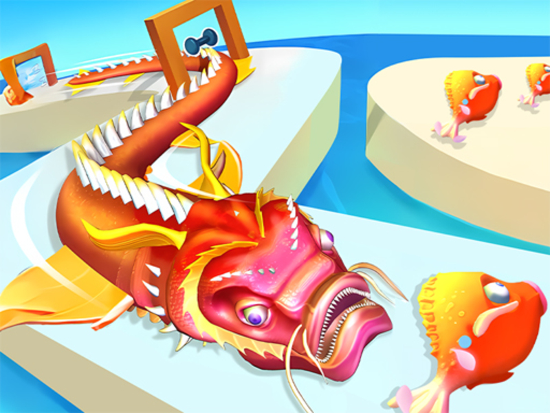 게임 생선 진화 3d 온라인