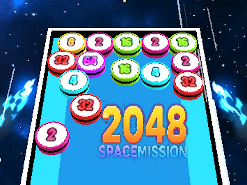 게임 2048 우주 임무 온라인